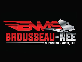 Brousseau-Nee Moving Services, LLC logo design by pipp