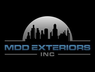 MDD EXTERIORS INC  logo design by alby