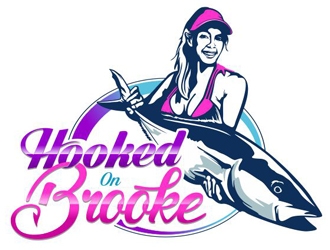 Hooked On Brooke logo design by veron