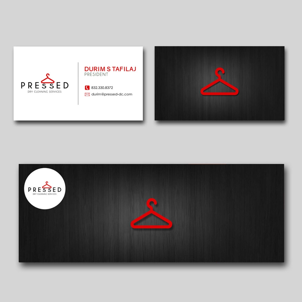 Pressed (Pressed Dry Cleaning Services, or Pressed-DC) logo design by arwin21