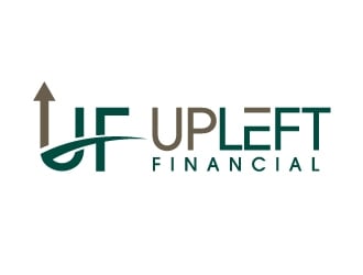 Upleft Financial logo design by abss