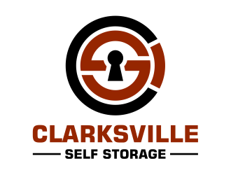 Clarksville Self Storage logo design by cintoko