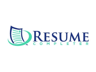 Resume Completer  logo design by karjen