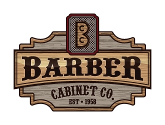 Barber Cabinet Co. logo design by Godvibes