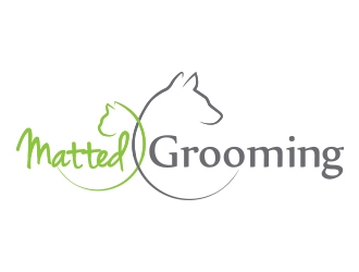 Matted Grooming logo design by fawadyk
