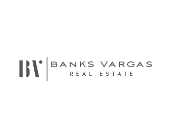 Banks Vargas Real Estate logo design by K-Designs