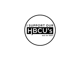 I support our HBCU’s logo design by johana