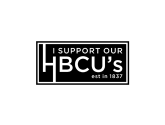 I support our HBCU’s logo design by johana