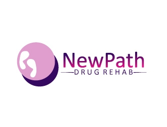 NEW PATH DRUG REHAB logo design by Silverrack