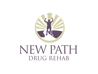 NEW PATH DRUG REHAB logo design by kunejo