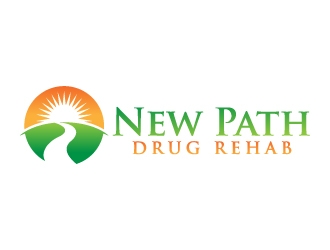 NEW PATH DRUG REHAB logo design by jaize