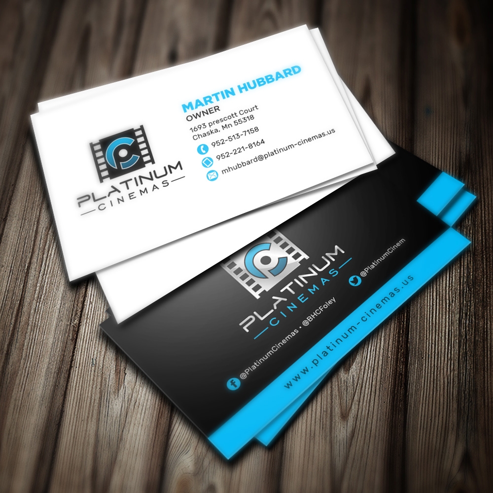 Platinum Cinemas logo design by scriotx