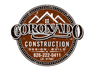 Coronado Construction logo design by Dakon