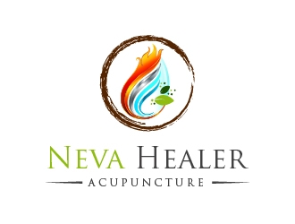 Neva Healer Acupuncture logo design by mmyousuf