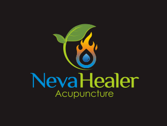 Neva Healer Acupuncture logo design by YONK