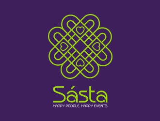 Sásta logo design by shernievz