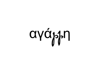 αγάπη logo design by nurul_rizkon