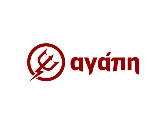 αγάπη logo design by josephope