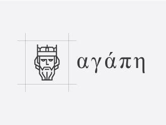 αγάπη logo design by AYATA