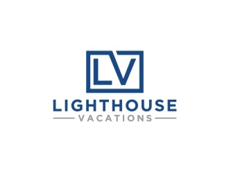Lighthouse Vacations logo design by case