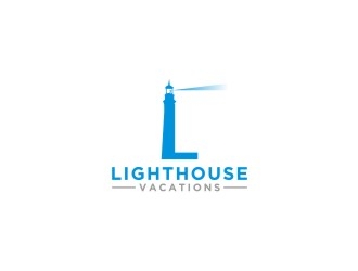 Lighthouse Vacations logo design by case