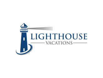 Lighthouse Vacations logo design by RIANW