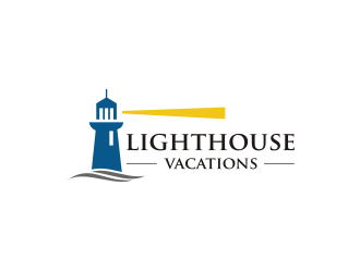 Lighthouse Vacations logo design by R-art