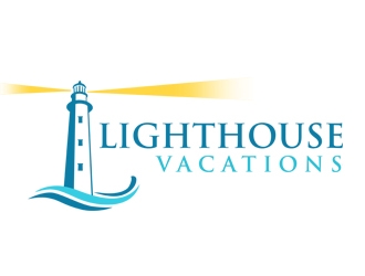 Lighthouse Vacations logo design by GALICHWS