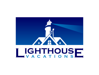 Lighthouse Vacations logo design by IrvanB