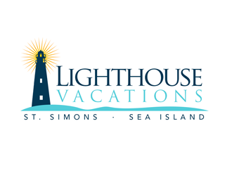 Lighthouse Vacations logo design by kunejo