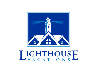 Lighthouse Vacations logo design by IrvanB