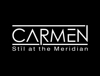 Carmen Stīl At The Meridian logo design by Lavina