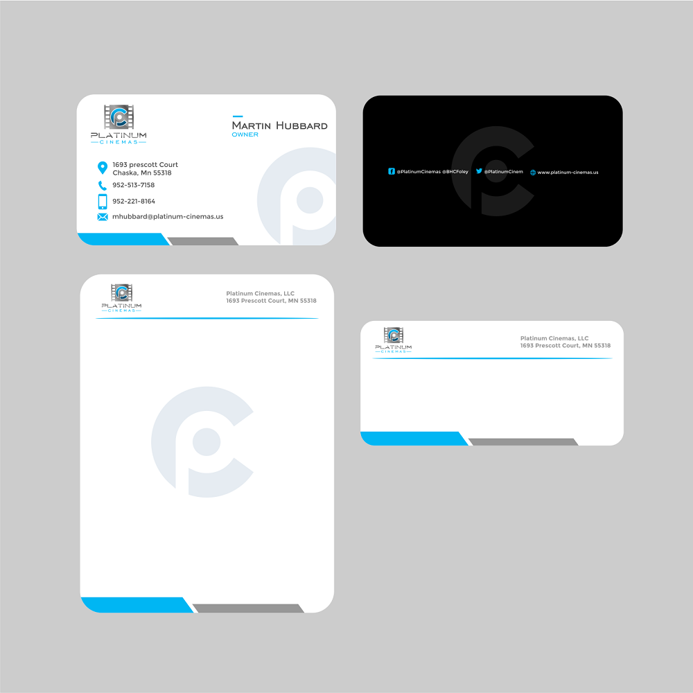 Platinum Cinemas logo design by dianD