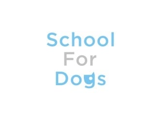 School For Dogs logo design by case