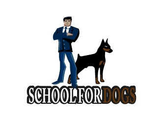 School For Dogs logo design by samuraiXcreations