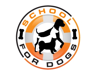 School For Dogs logo design by ElonStark
