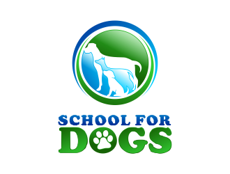 School For Dogs logo design by kopipanas