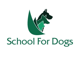 School For Dogs logo design by Silverrack