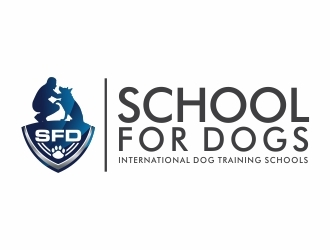 School For Dogs logo design by naisD