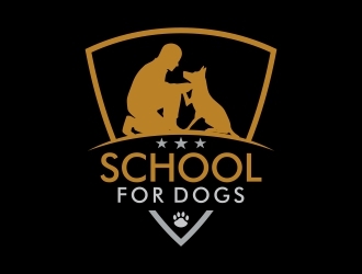 School For Dogs logo design by naisD
