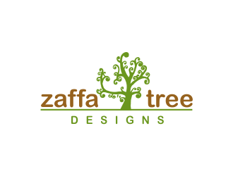 Zaffa Tree Designs logo design by Girly