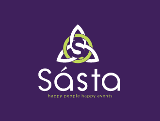 Sásta logo design by bluespix