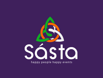Sásta logo design by bluespix
