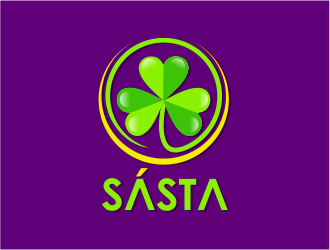 Sásta logo design by mutafailan