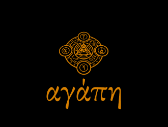 αγάπη logo design by tec343