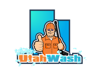 UtahWash logo design by torresace
