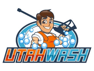 UtahWash logo design by daywalker