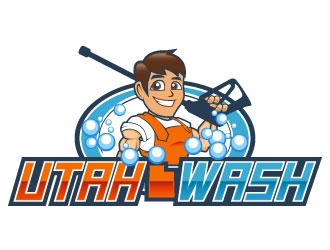 UtahWash logo design by daywalker