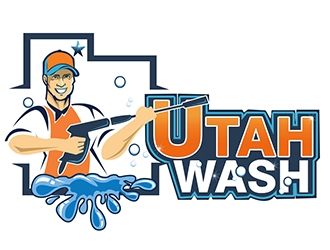 UtahWash logo design by DesignTeam