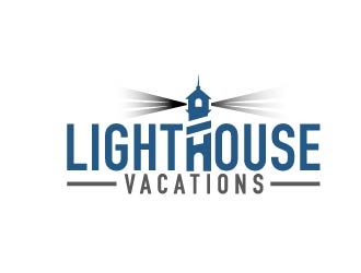 Lighthouse Vacations logo design by art-design
